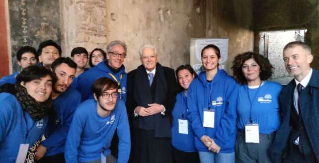 Mattarella incontra Il Tulipano a Pompei